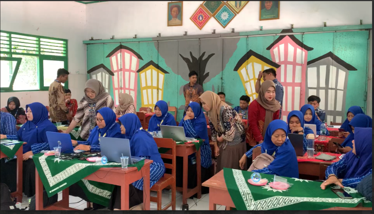 Mahasiswa KKN DIK UMS Gelar Workshop Prompting AI Gemini Academy di SMP Muhammadiyah 3 Karangpandan