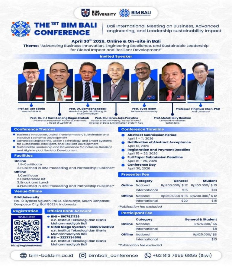 ITBM Bali Gelar Konferensi Internasional BIM–BALI 2026, Hadirkan Pakar Australia